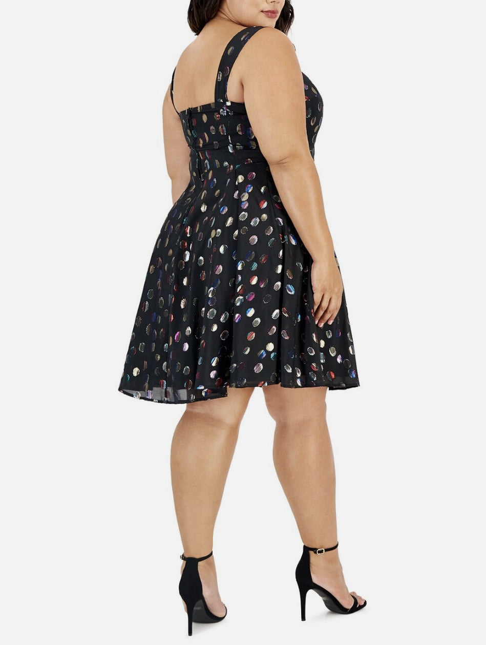 City Studio Women's Party Mini Fit & Flare
Dress