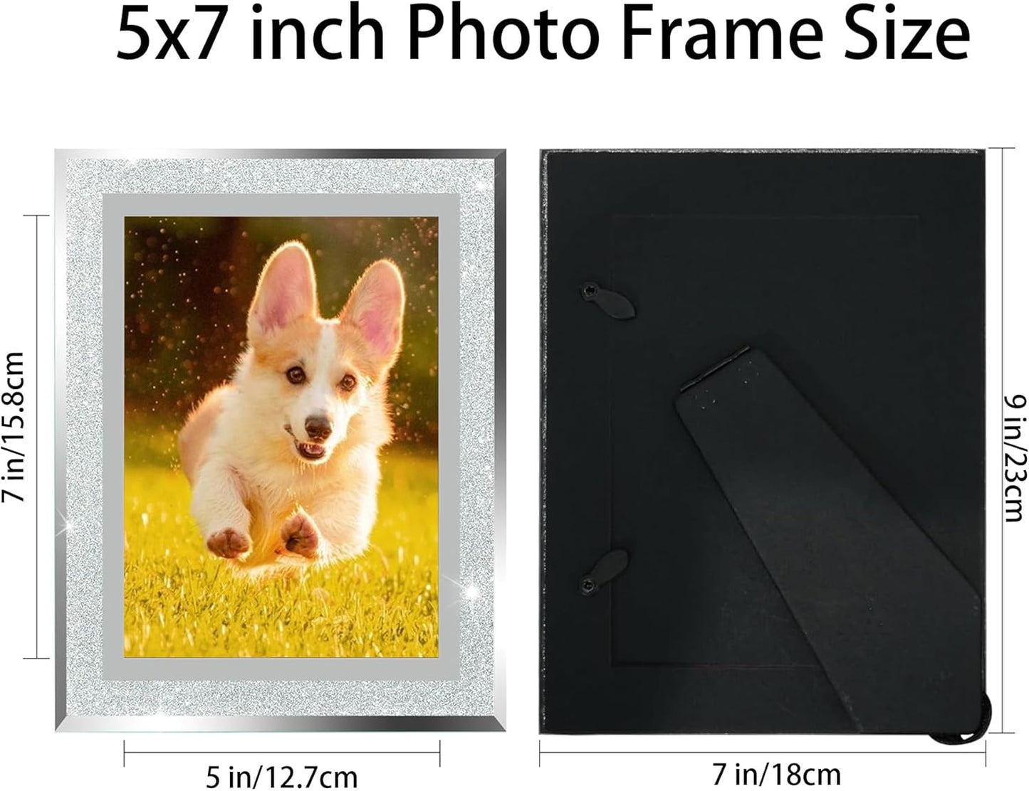 Glitter Glass Photo Frame
