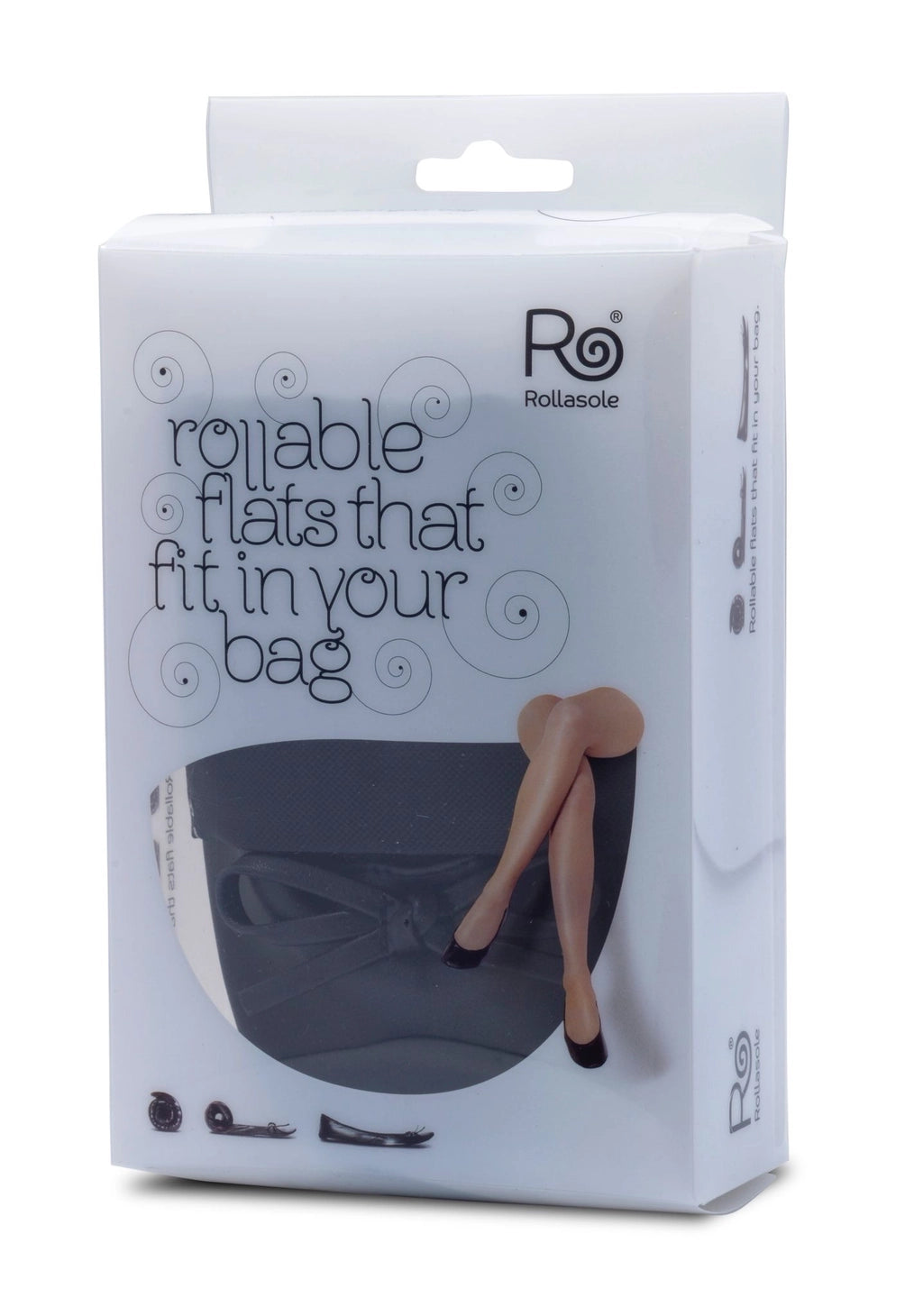 Roll-a-Sole Black Flat