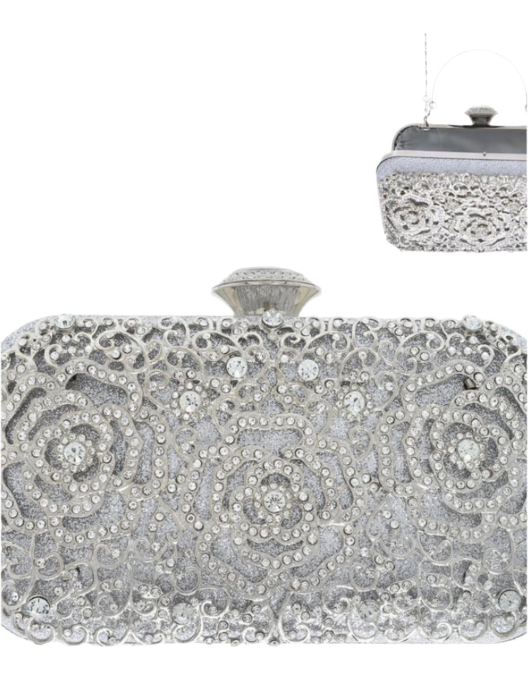 Rhinestone clutch