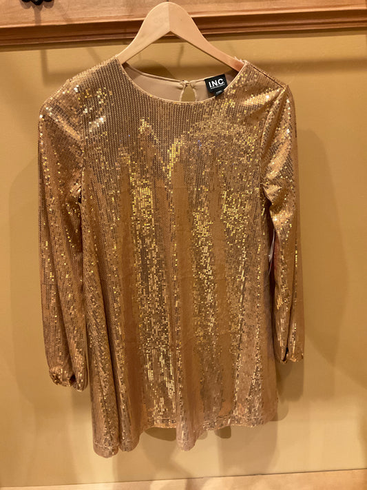 INC Mini Gold dress
