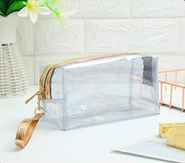 Waterproof Cosmetic Bag Portable Translucent Makeup Bag