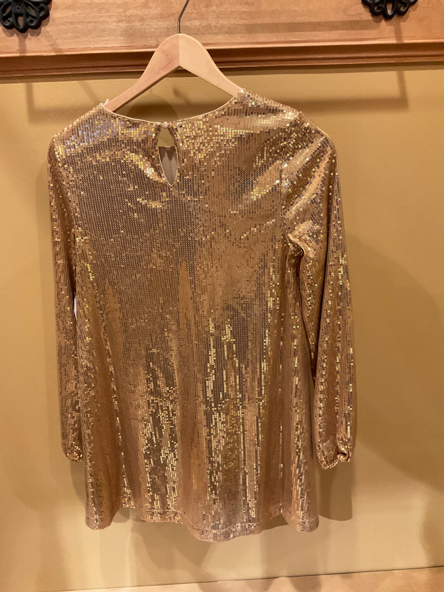 INC Mini Gold dress