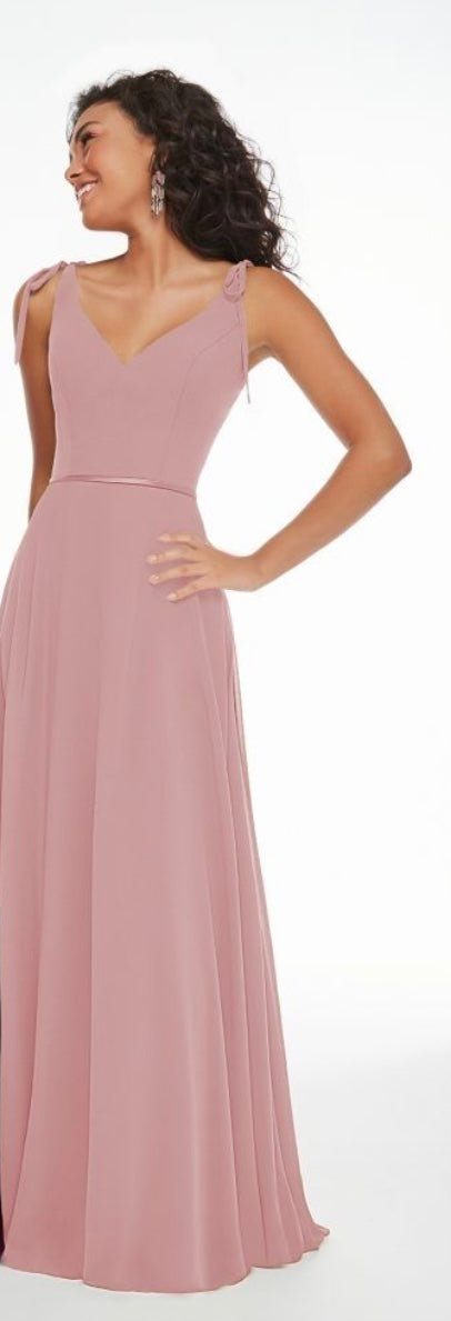 Christina Wu 22030 Bow Strap Bridesmaid Dress