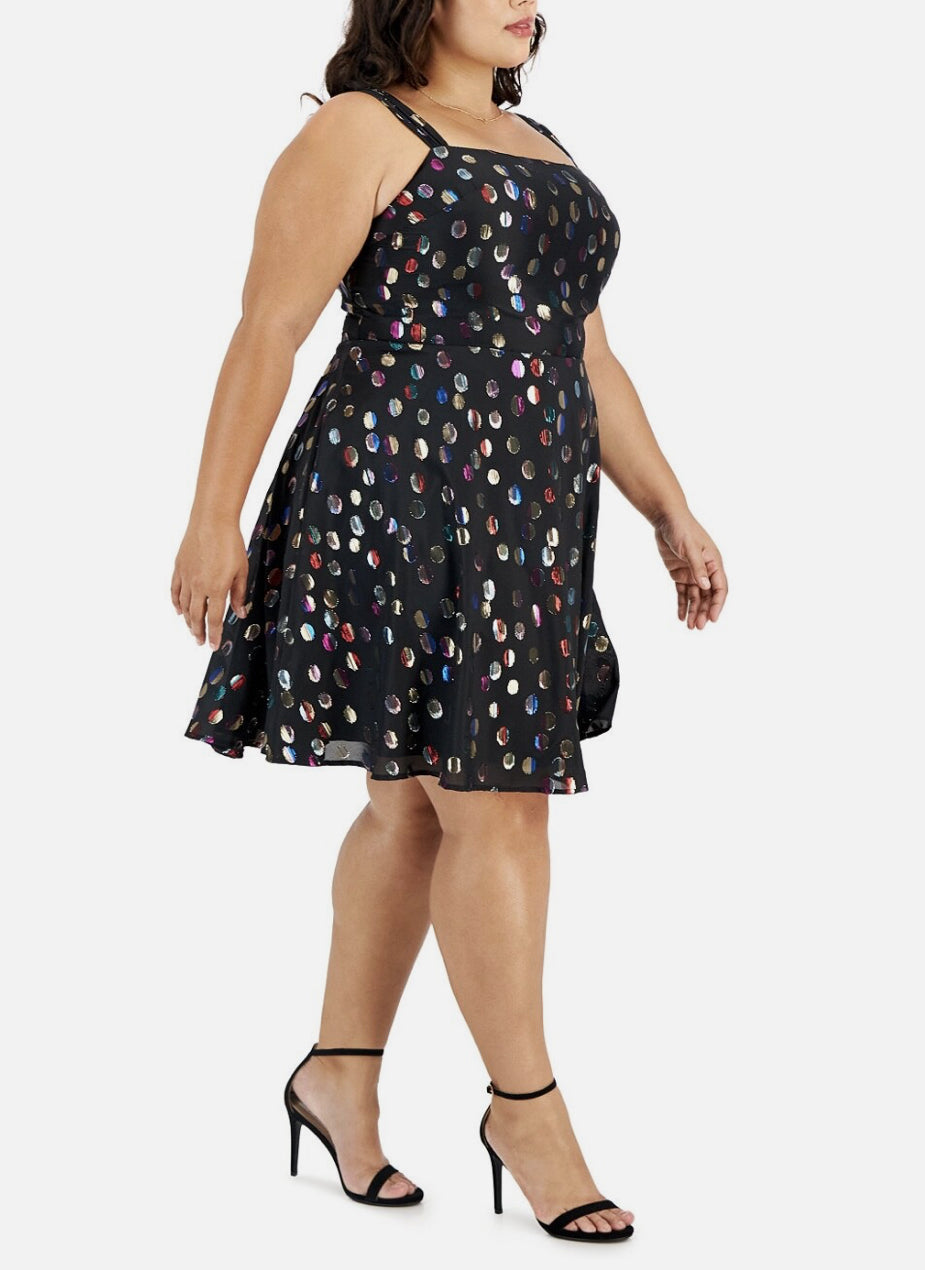 City Studio Women's Party Mini Fit & Flare
Dress