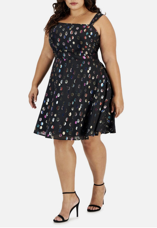 City Studio Women's Party Mini Fit & Flare
Dress