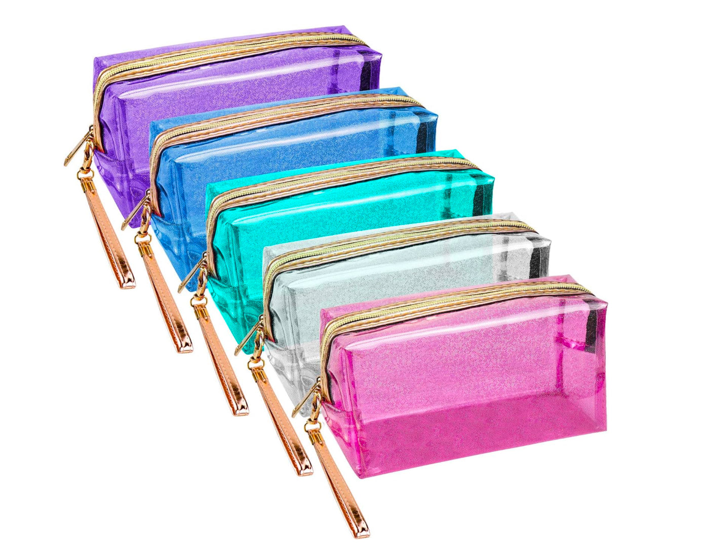 Waterproof Cosmetic Bag Portable Translucent Makeup Bag