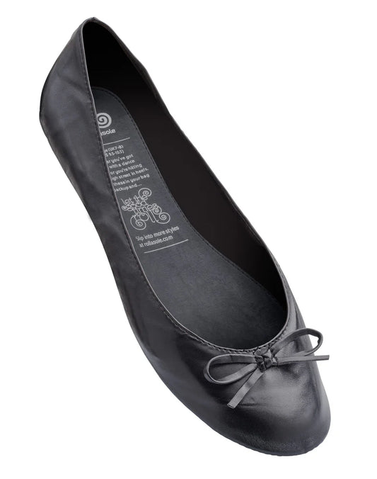 Roll-a-Sole Black Flat